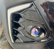 Bộ dưỡng led mí kèm bi gầm Huyndai Custin năm 2024-2025