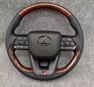 Cụm vô lăng độ dùng chung cho các dòng xe - Màu vân gỗ